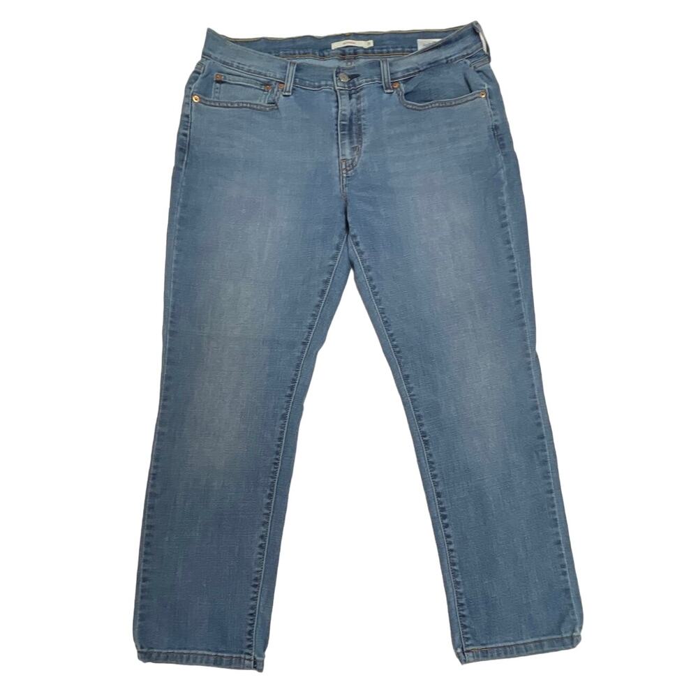 Levi's Boyfriend Jeans, Wider hips/thighs, Straight leg, Ladies Size 31, Stretch